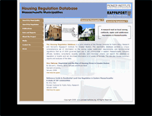 Tablet Screenshot of masshousingregulations.com